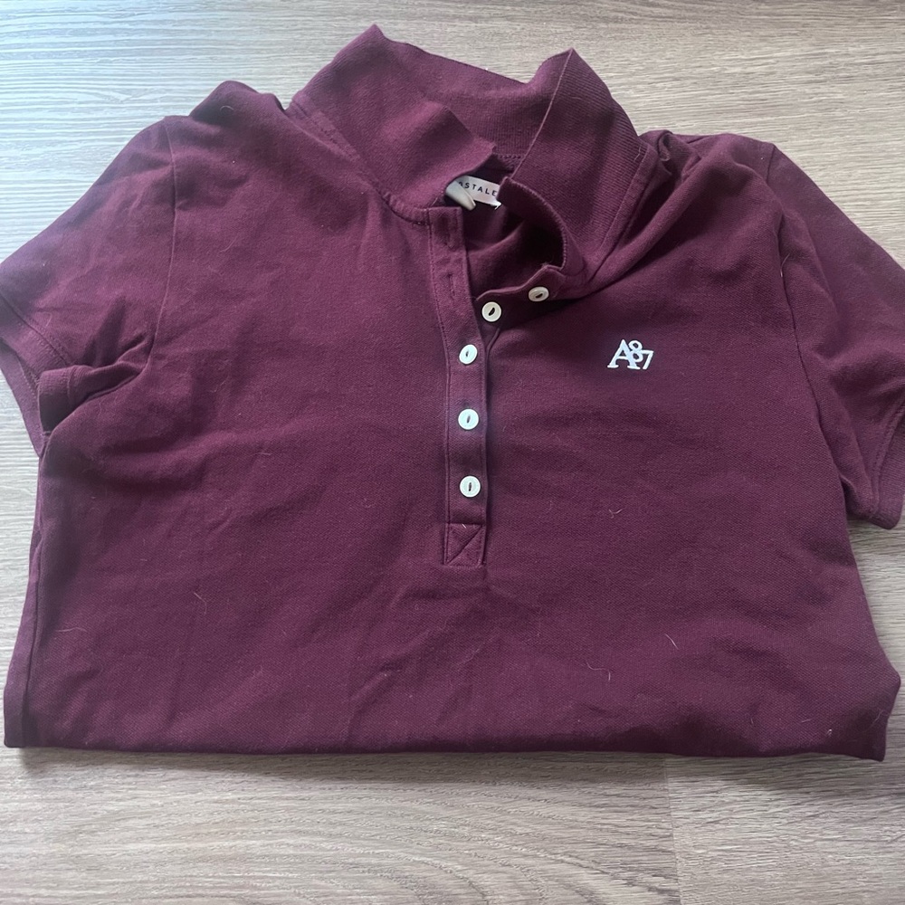 Maroon Aeropostale shirt
